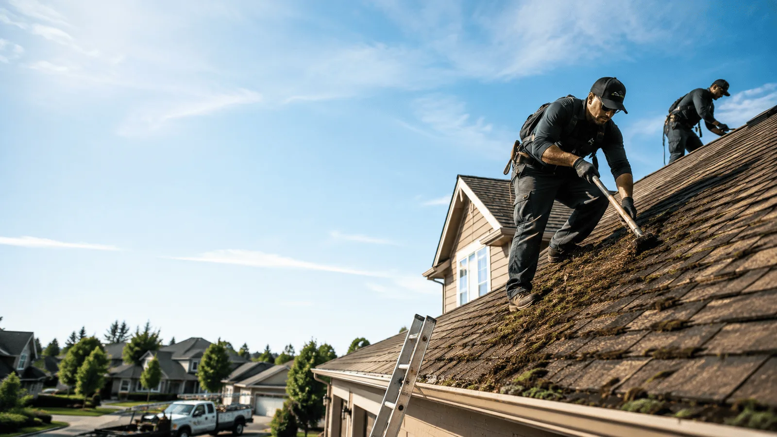 Roof Moss Removal in Hawk Run, PA near me